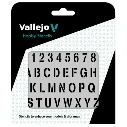 Stamp Font 125 x 125 mm - Vallejo ST-LET002