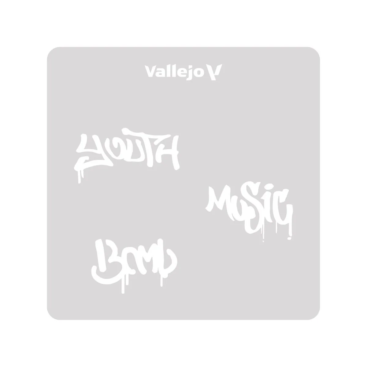 Street Art nº 1 125 x 125 mm - Vallejo ST-LET003 Street Art nº 1 125 x 125 mm - Vallejo ST-LET003