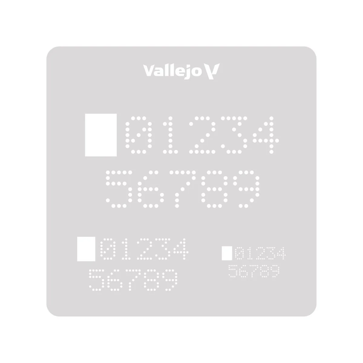 Digital Numbers 125 x 125 mm - Vallejo ST-SF004