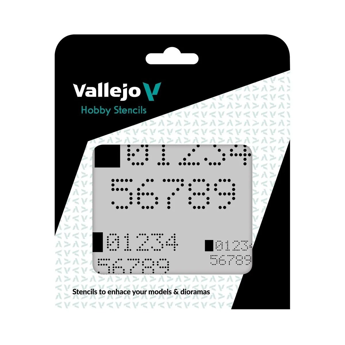 Digital Numbers 125 x 125 mm - Vallejo ST-SF004 Digital Numbers 125 x 125 mm - Vallejo ST-SF004