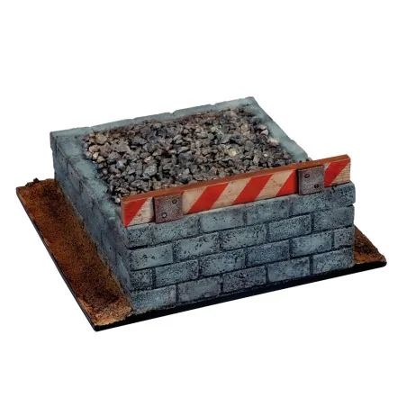 Vallejo Scenics: Railroad Buffer Block 11 x 11 cm - Vallejo SC120
