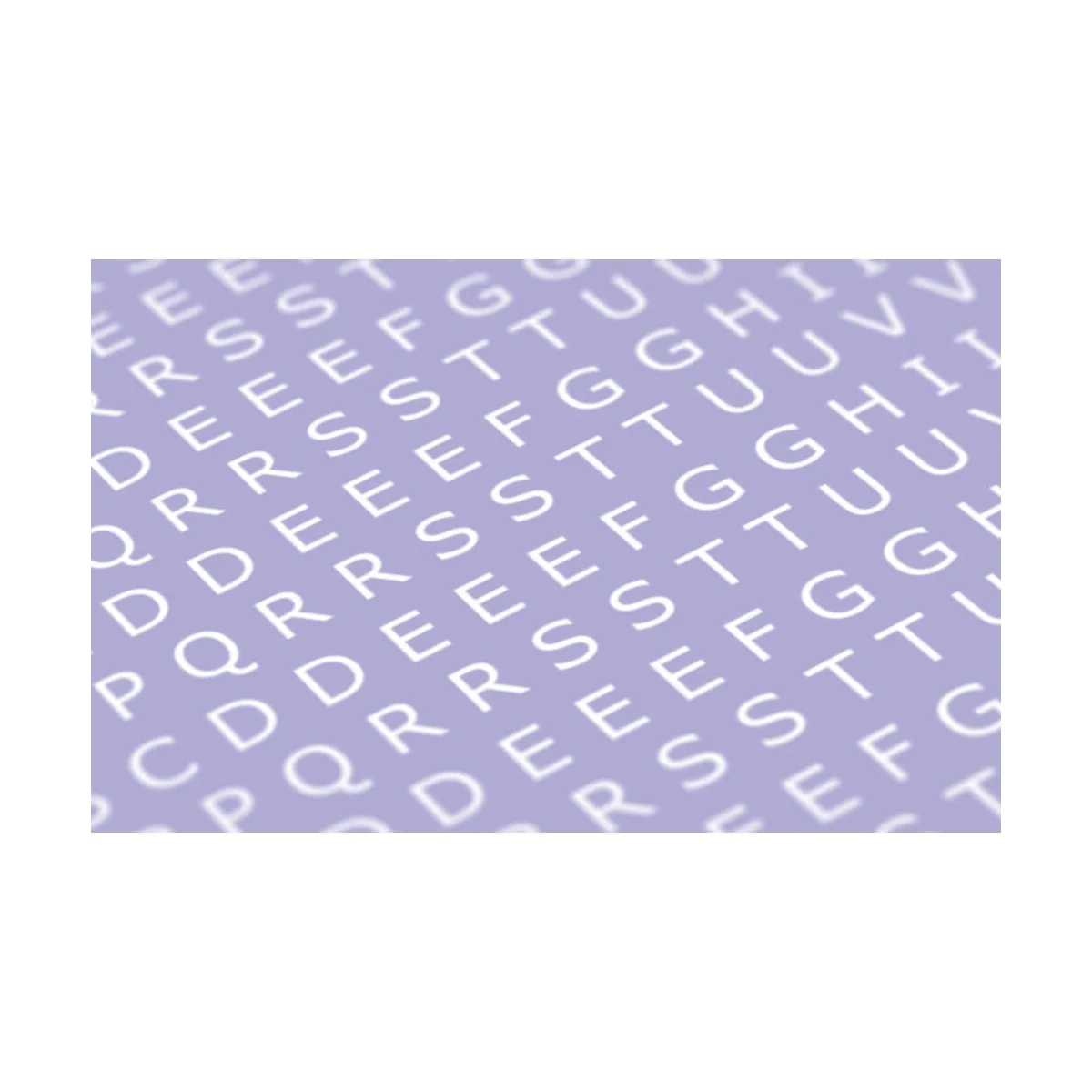 Decal Letters (UPPERCASE) - 3mm, white, type 1 - Matho Models 80052