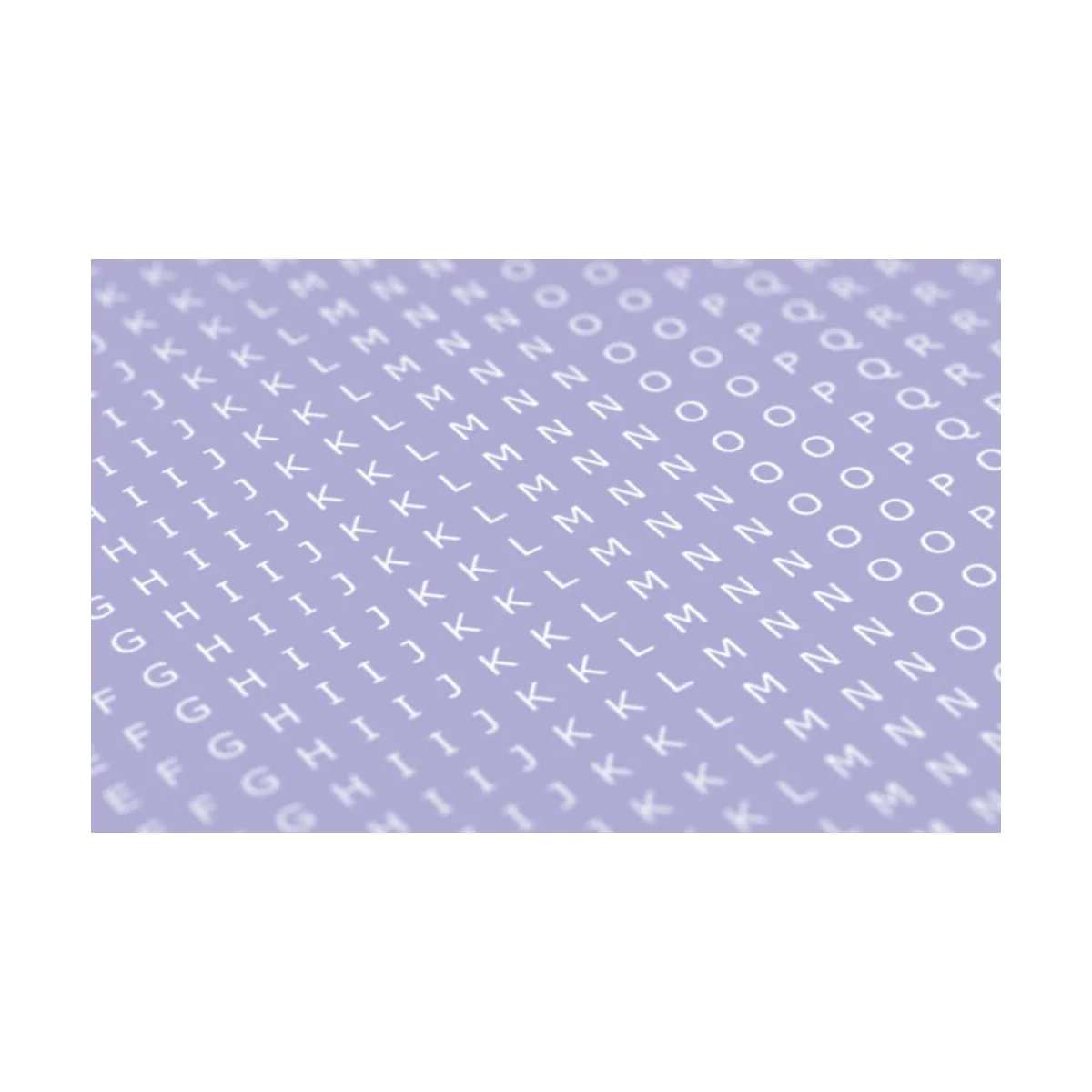 Decal Letters (UPPERCASE) - 1.5mm, white, type 1 - Matho Models 80051