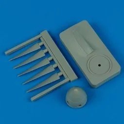 Spitfire Mk.XIV propeller w/toll für Academy Bausatz, 1/48 - Quickb...