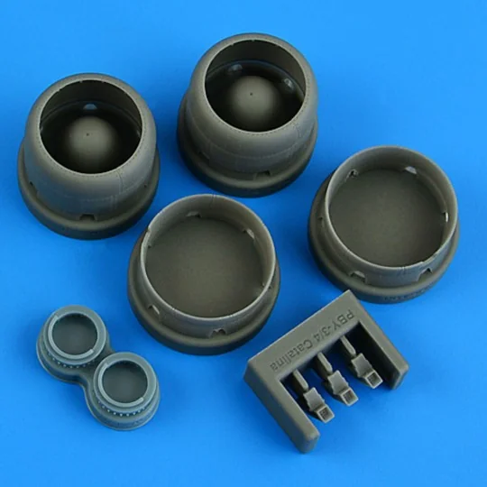 PBY-3/4 Catalina correct cowlings closed flaps for Academy/Hobby 20...