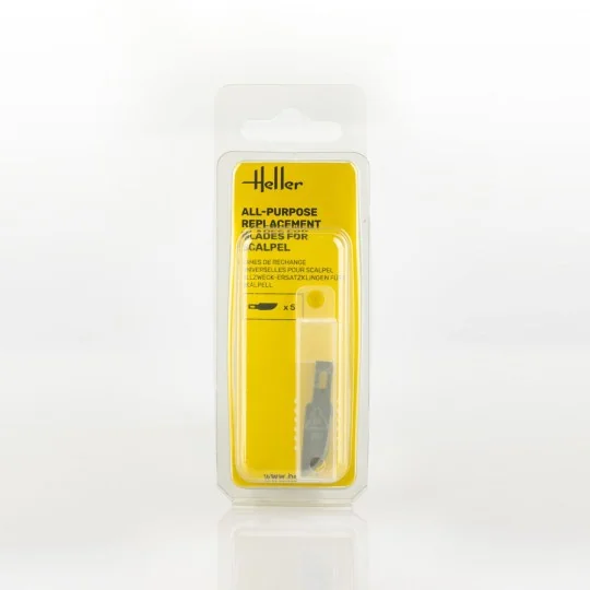All-purpose replacement blades for scalpel (5 pieces) - Heller 99007