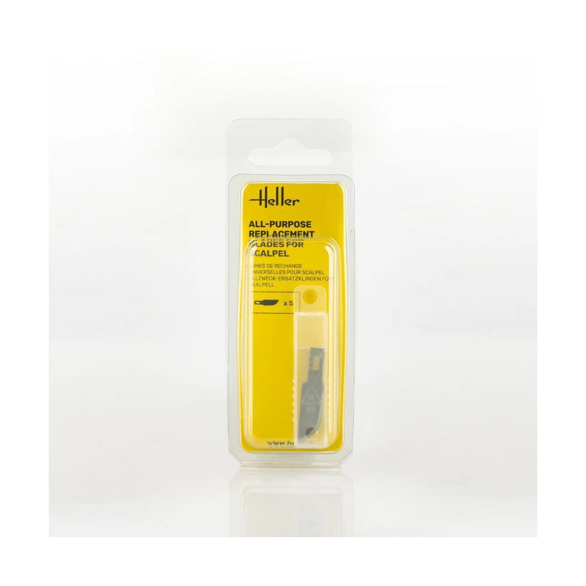 All-purpose replacement blades for scalpel (5 pieces) - Heller 99007