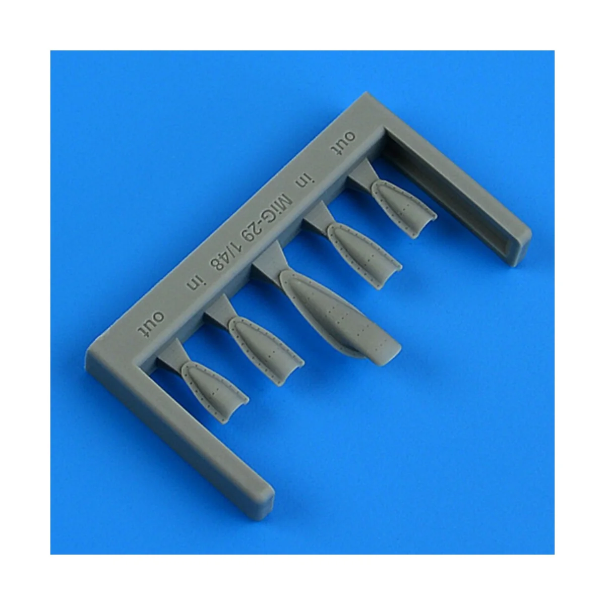 MiG-29 Fulcrum air intakes for GWH, 1/48 - Quickboost QB49 197