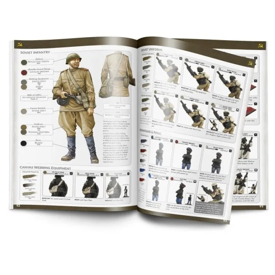 Colours of War Painting WWII & WWIII miniatures English - Vallejo 7...