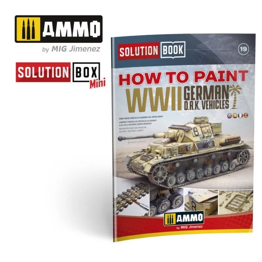 SOLUTION BOOK 19 - How to Paint WWII German D.A.K .Vehicles - (Mult...