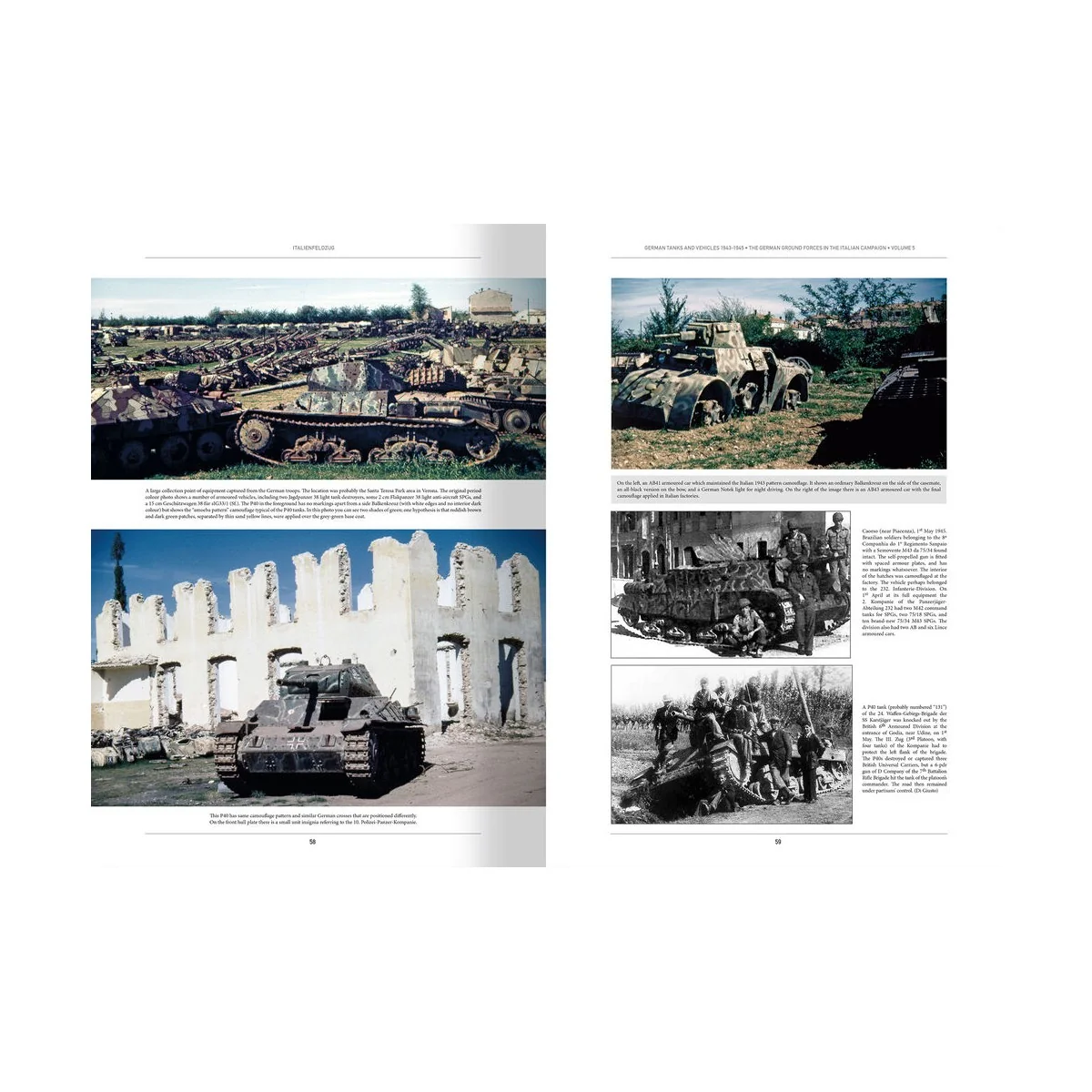 ITALIENFELDZUG - German Tanks and Vehicles 1943-1945 Vol. 5 (Englis...