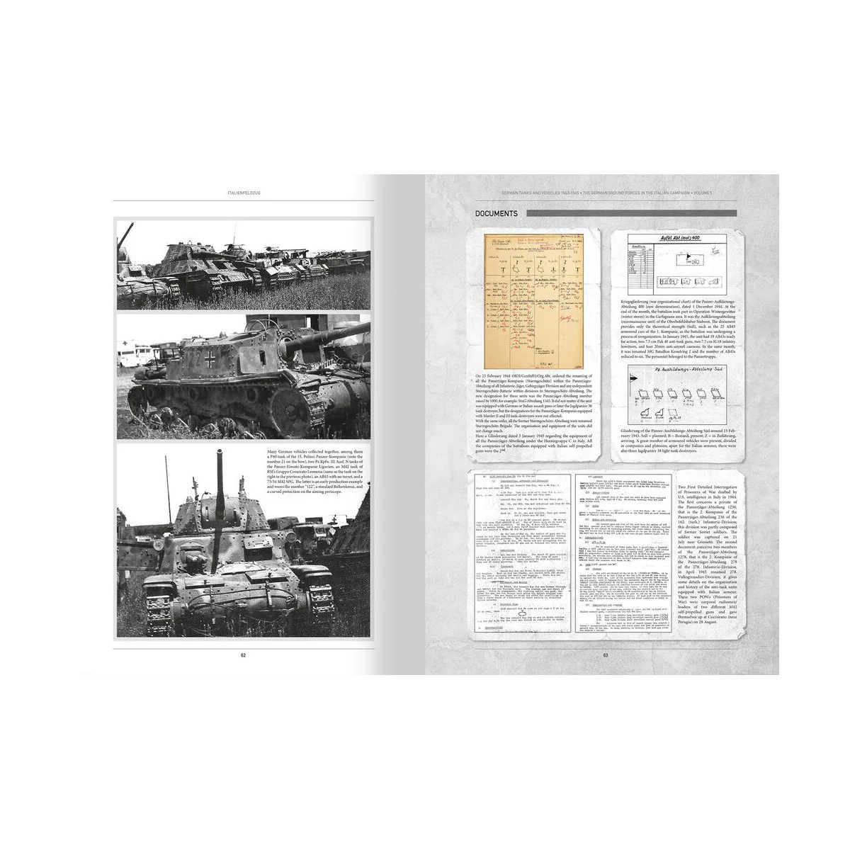 ITALIENFELDZUG - German Tanks and Vehicles 1943-1945 Vol. 5 (Englis...