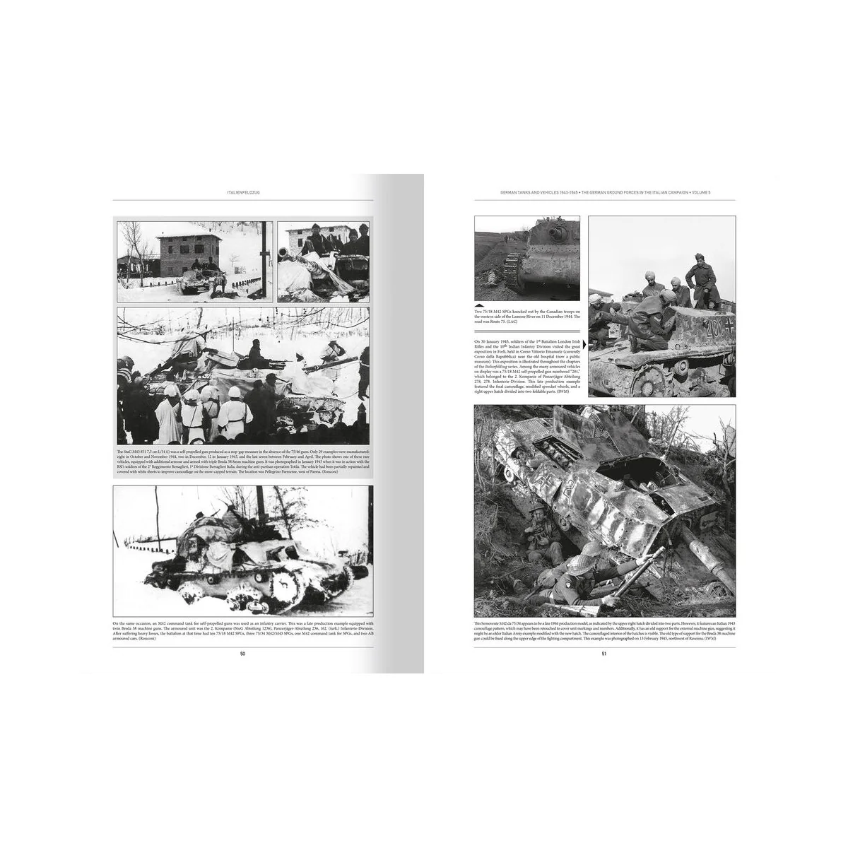 ITALIENFELDZUG - German Tanks and Vehicles 1943-1945 Vol. 5 (Englis...