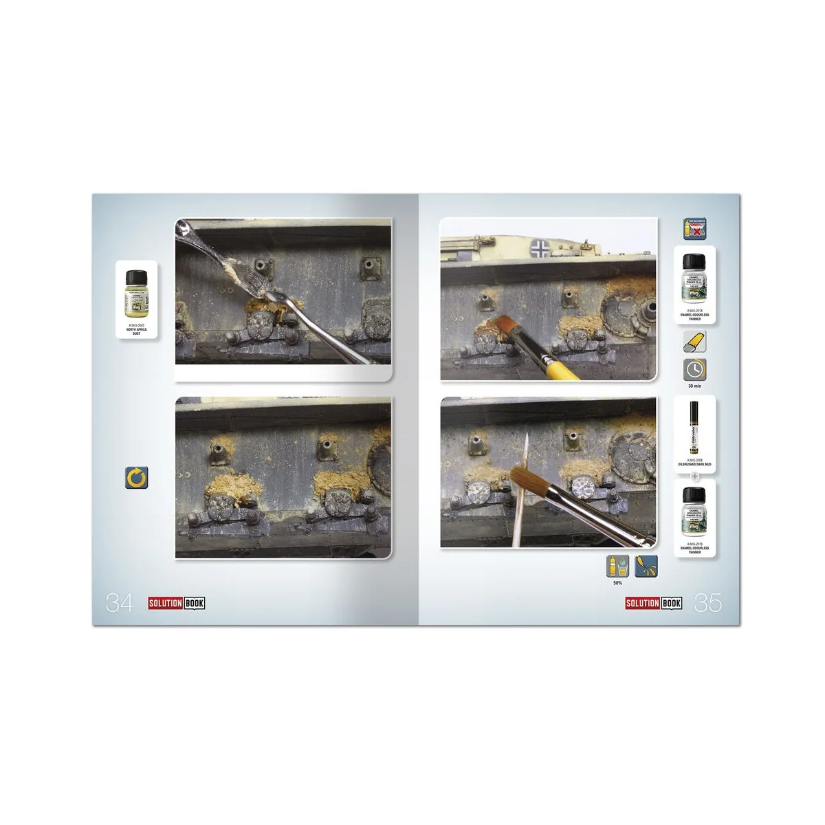 SOLUTION BOOK 19 - How to Paint WWII German D.A.K .Vehicles - (Mult...