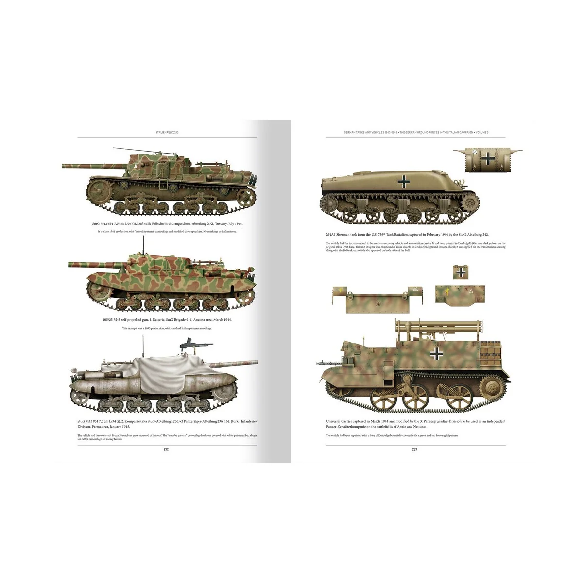 ITALIENFELDZUG - German Tanks and Vehicles 1943-1945 Vol. 5 (Englis...