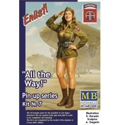 Pin-up series, Kit No.7 All the Way!, 1/24 - Master Box Ltd. 24087