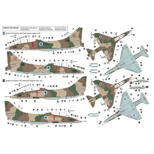 Douglas TA-4H/J Skyhawk IAF, 1/48 - Hobby 2000 48035