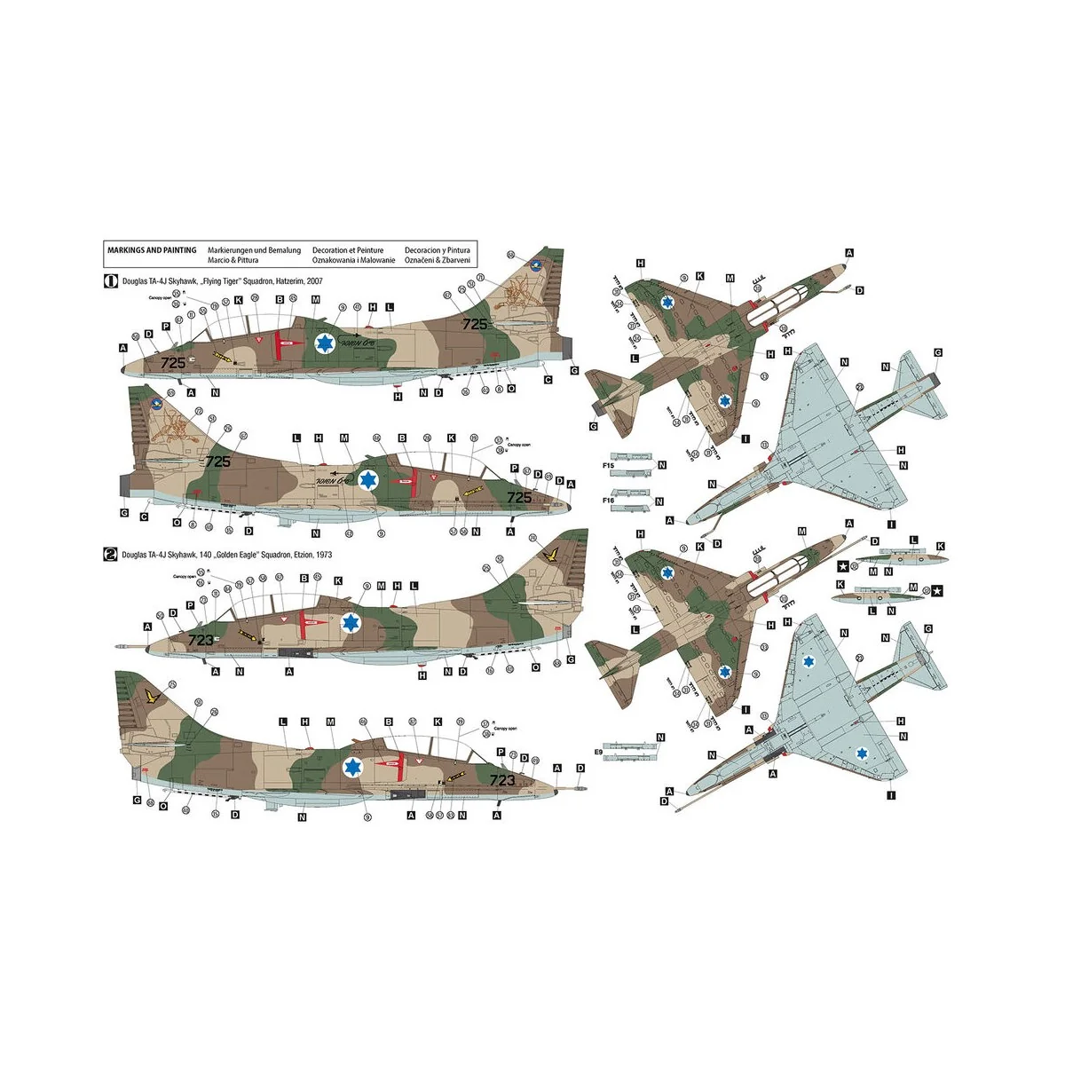 Douglas TA-4H/J Skyhawk IAF, 1/48 - Hobby 2000 48035