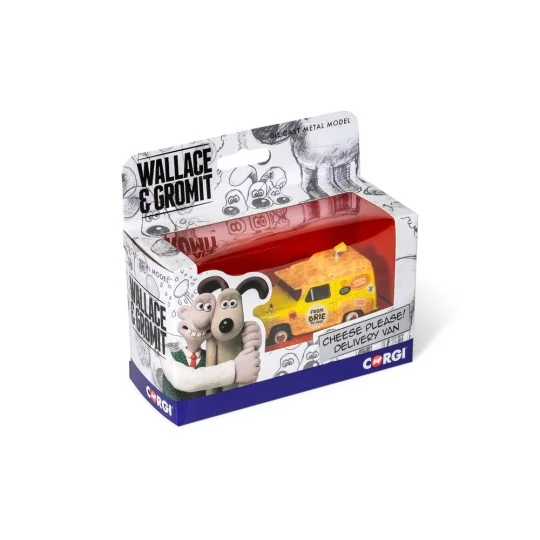 Wallace & Gromit Austin A35 Van - Cheese Please! Delivery Van, 1/43...