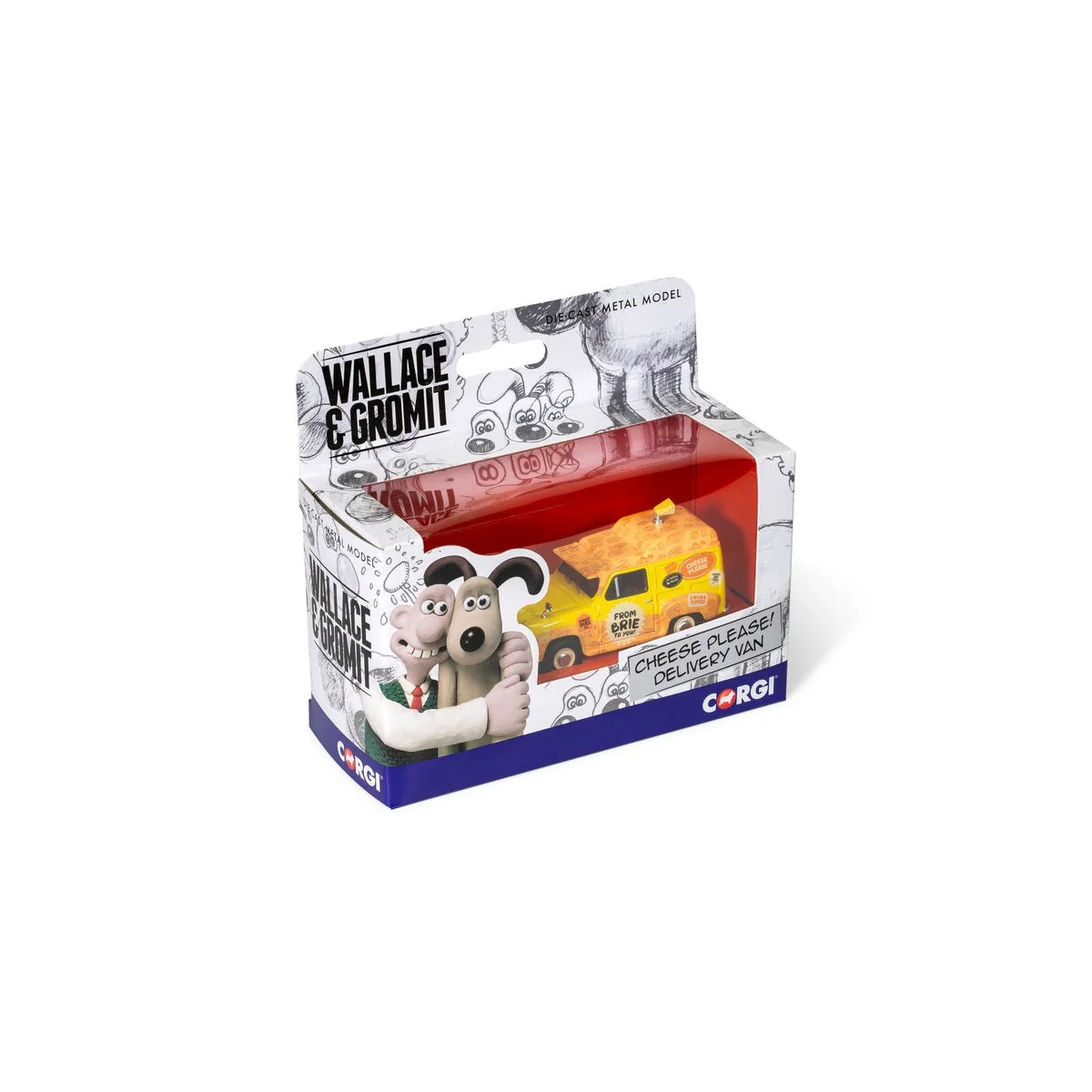 Wallace & Gromit Austin A35 Van - Cheese Please! Delivery Van, 1/43...