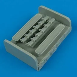 Spitfire LF. IXE exhaust für ICM Bausatz, 1/48 - Quickboost QB48 263