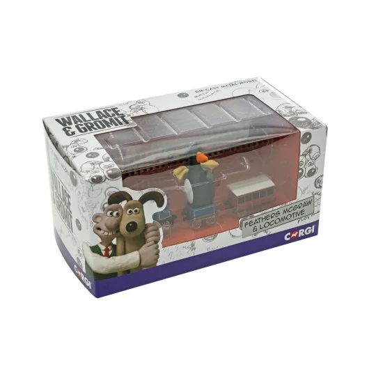 Wallace & Gromit - The Wrong Trousers - Feathers McGraw & Locomotiv...