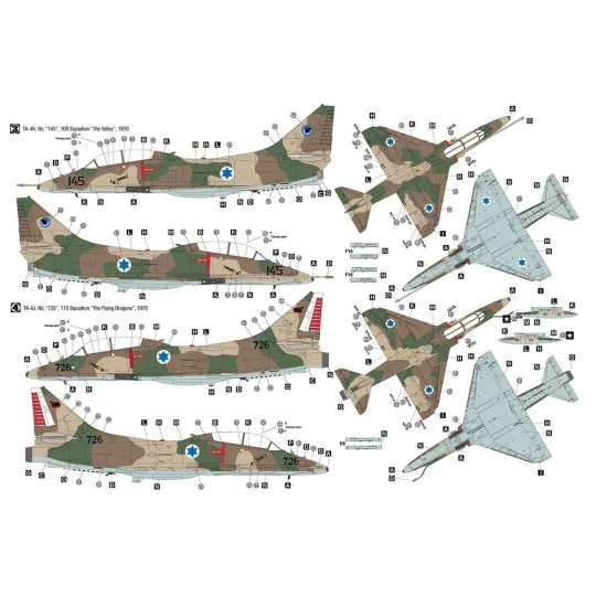 Douglas TA-4H/J Skyhawk IAF, 1/48 - Hobby 2000 48035
