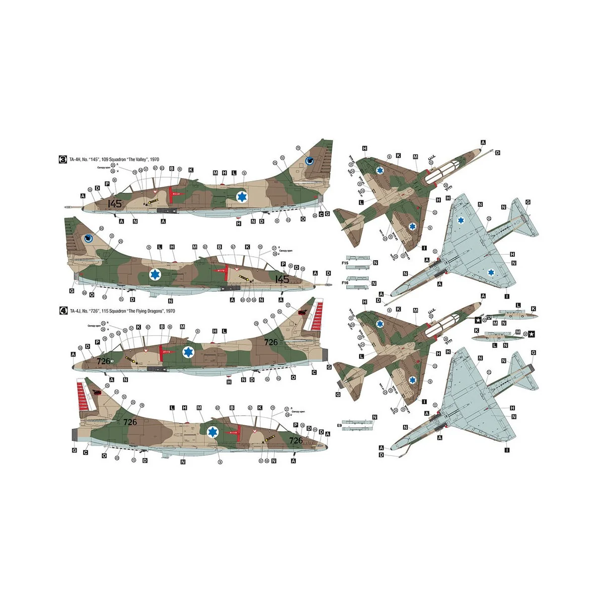 Douglas TA-4H/J Skyhawk IAF, 1/48 - Hobby 2000 48035