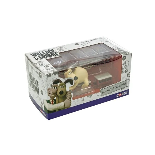 Wallace & Gromit - The Wrong Trousers - Gromit & Coaches - Corgi CC...