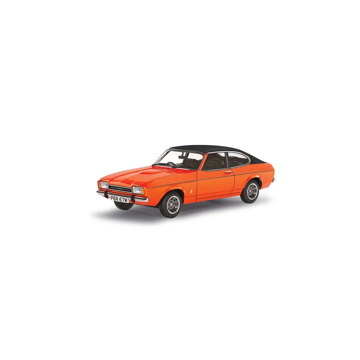 Ford Capri Mk2 3-litre Ghia Automatic, Sebring Red, 1/43 - Corgi VA...