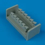 Bf 109F exhaust für ICM Bausatz, 1/48 - Quickboost QB48 271