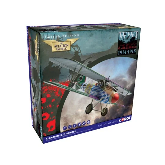 Albatros D.V, Ltn.d.R Wolf, Jasta 5, July 1917, 1/48 - Corgi AA37812