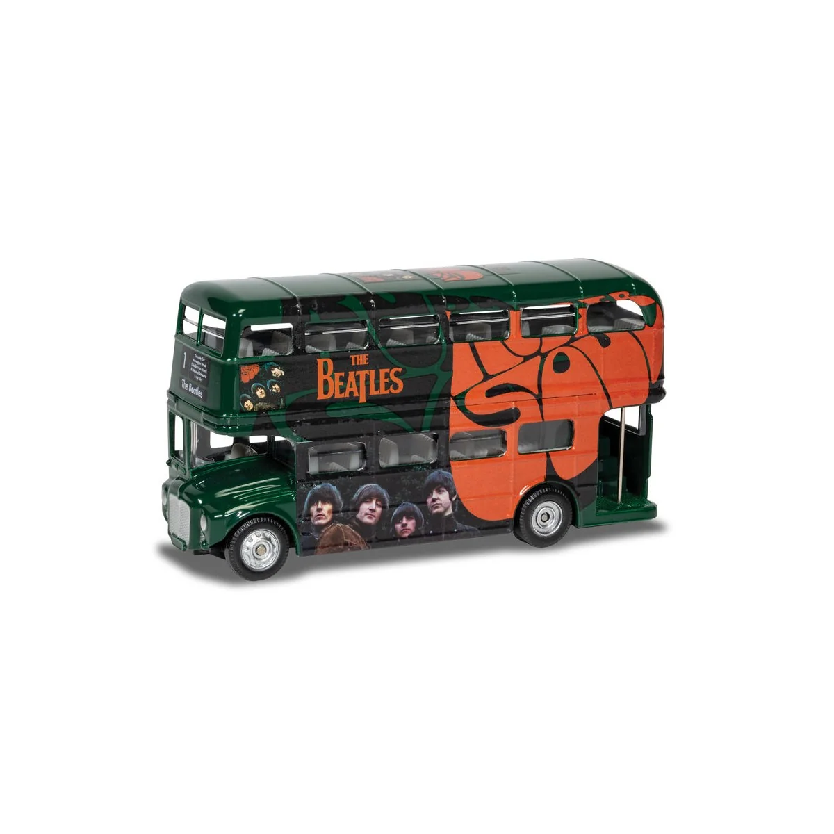 The Beatles London Bus, Rubber Soul, 1/64 - Corgi CC82345 The Beatles London Bus, Rubber Soul, 1/64 - Corgi CC82345