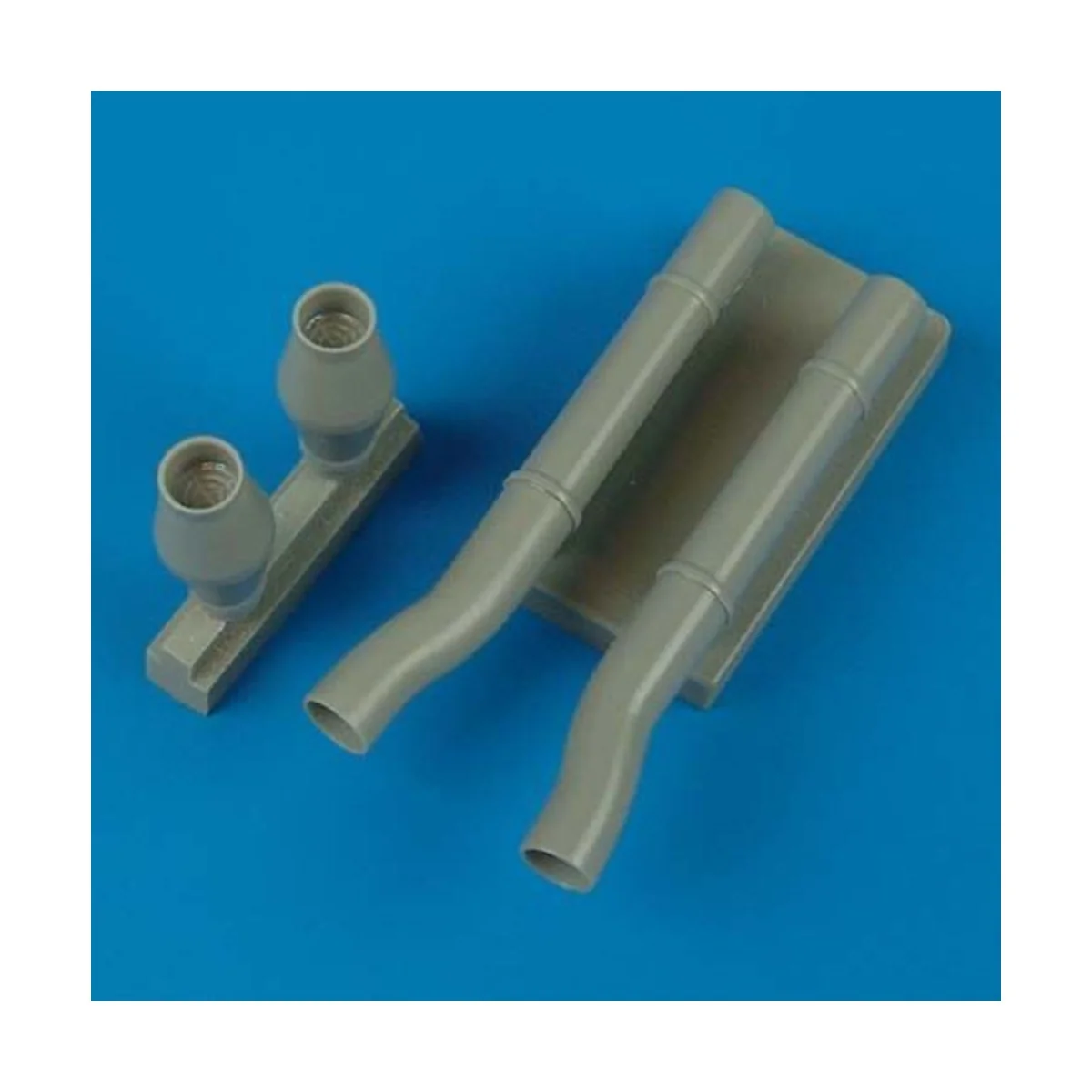 Ju 87D-5N night exhaust type A for HAS, 1/48 - Quickboost QB48 284