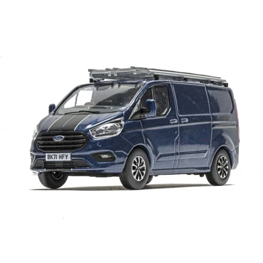 Ford Transit Custom Sport, Chrome Blue, 1/43 - Corgi VA15104