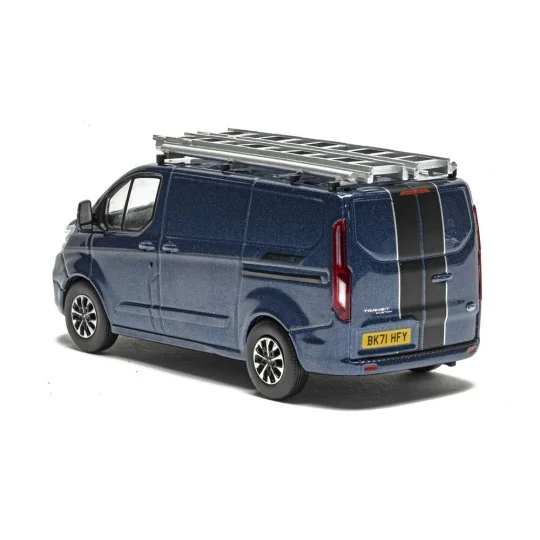 Ford Transit Custom Sport, Chrome Blue, 1/43 - Corgi VA15104