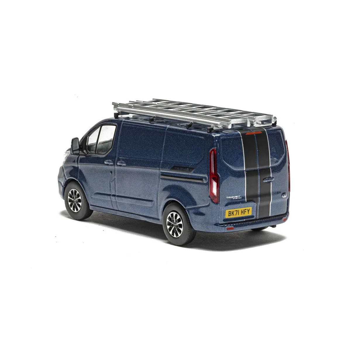 Ford Transit Custom Sport, Chrome Blue, 1/43 - Corgi VA15104