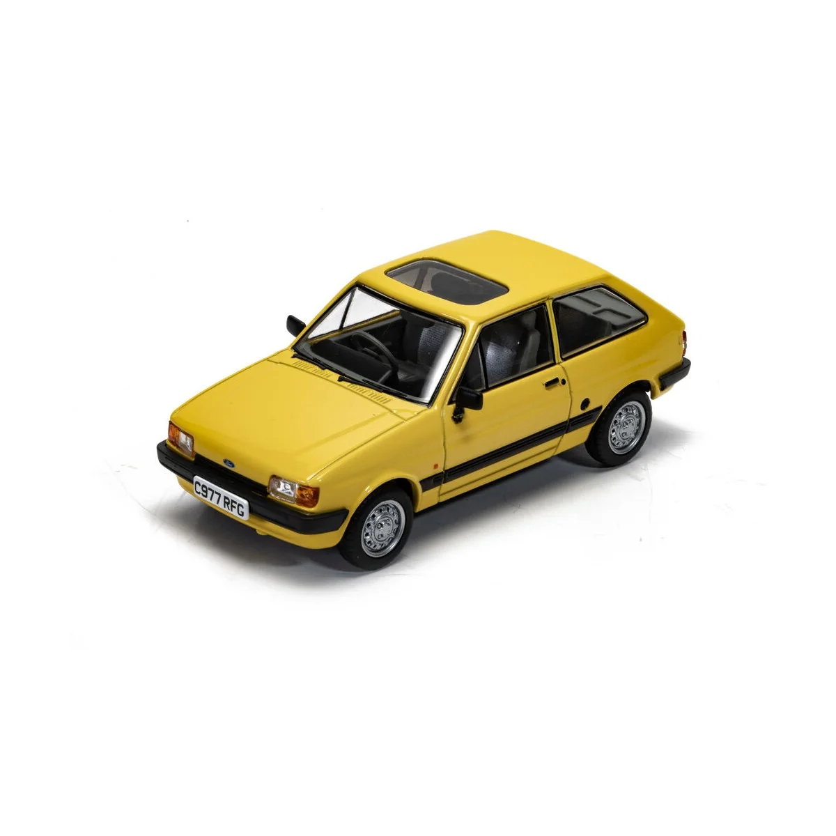 Ford Fiesta Mk2 1.1L. Citrine Yellow, 1/43 - Corgi VA14404 Ford Fiesta Mk2 1.1L. Citrine Yellow, 1/43 - Corgi VA14404