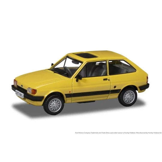 Ford Fiesta Mk2 1.1L. Citrine Yellow, 1/43 - Corgi VA14404 Ford Fiesta Mk2 1.1L. Citrine Yellow, 1/43 - Corgi VA14404