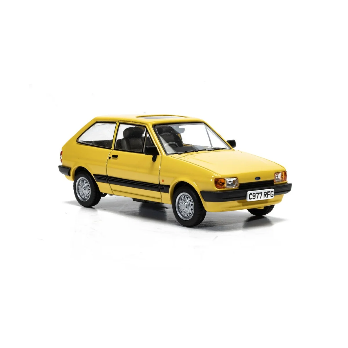Ford Fiesta Mk2 1.1L. Citrine Yellow, 1/43 - Corgi VA14404 Ford Fiesta Mk2 1.1L. Citrine Yellow, 1/43 - Corgi VA14404