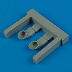 Nakajima Ki44-II exhaust (HASEGAWA), 1/48 - Quickboost QB48 302