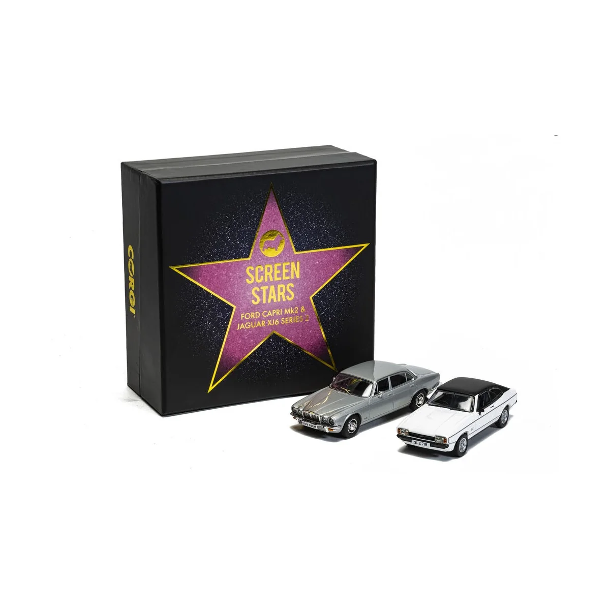 Screen Stars - Ford Capri Mk2 2.0S Diamond White, Jaguar XJ6 Series... Screen Stars - Ford Capri Mk2 2.0S Diamond White, Jaguar XJ6 Series...