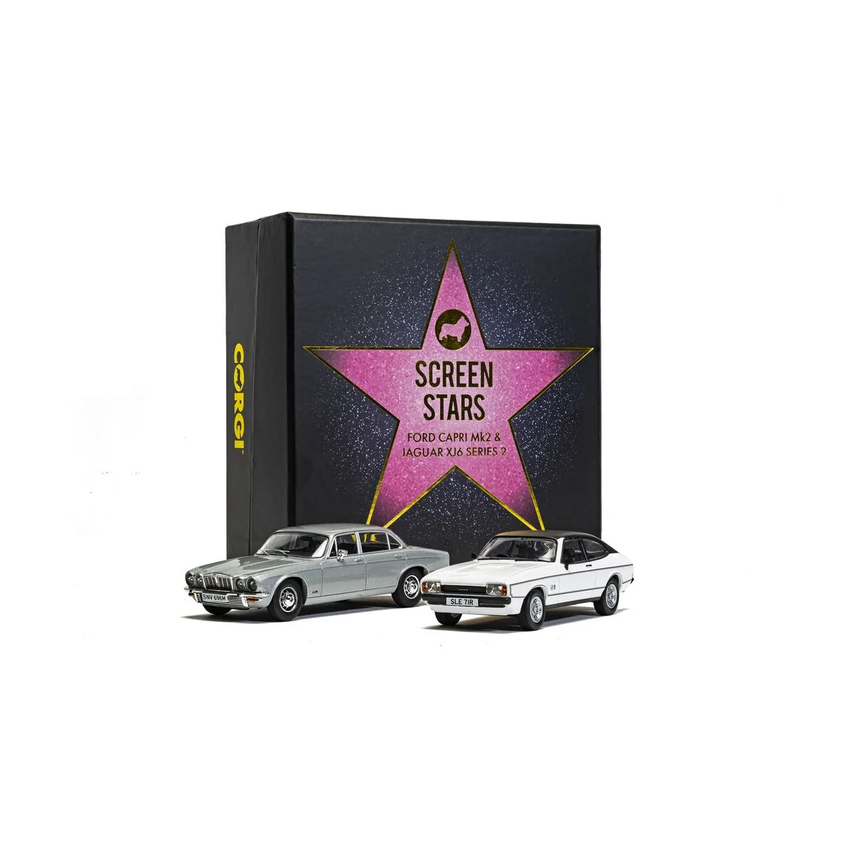 Screen Stars - Ford Capri Mk2 2.0S Diamond White, Jaguar XJ6 Series... Screen Stars - Ford Capri Mk2 2.0S Diamond White, Jaguar XJ6 Series...