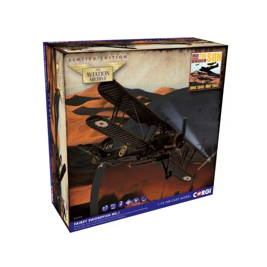 Fairey Swordfish MkI. P4154 / 4M.Battle of Taranto. November 1940, ...