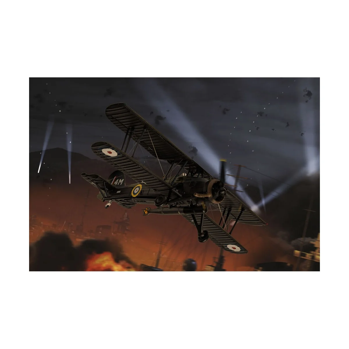 Fairey Swordfish MkI. P4154 / 4M.Battle of Taranto. November 1940, ...