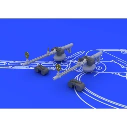 MG 15 guns, 1/72 - Eduard Accessories 672017