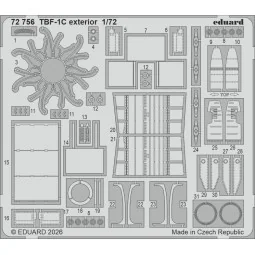 TBF-1C exterior for Hobby Boss, 1/72 - Eduard Accessories 72756