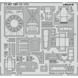 TBF-1C for Hobby Boss, 1/72 - Eduard Accessories 73867