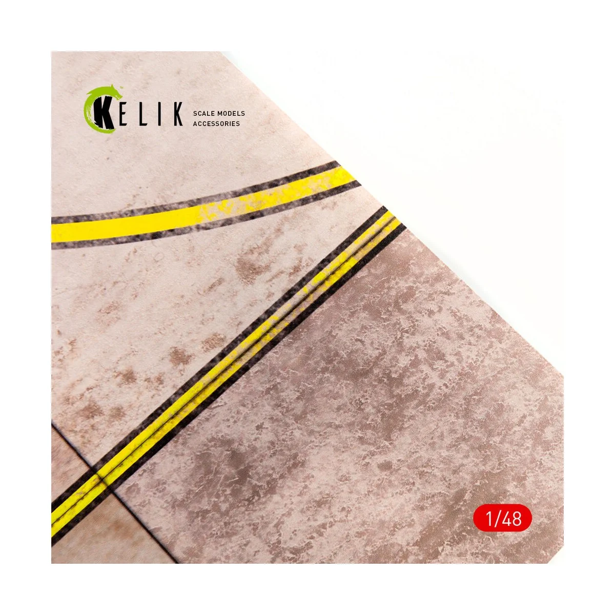 RPK runway Base - Acrylic 3 mm (280 x 180 mm) (170 g), 1/48 - Kelik...