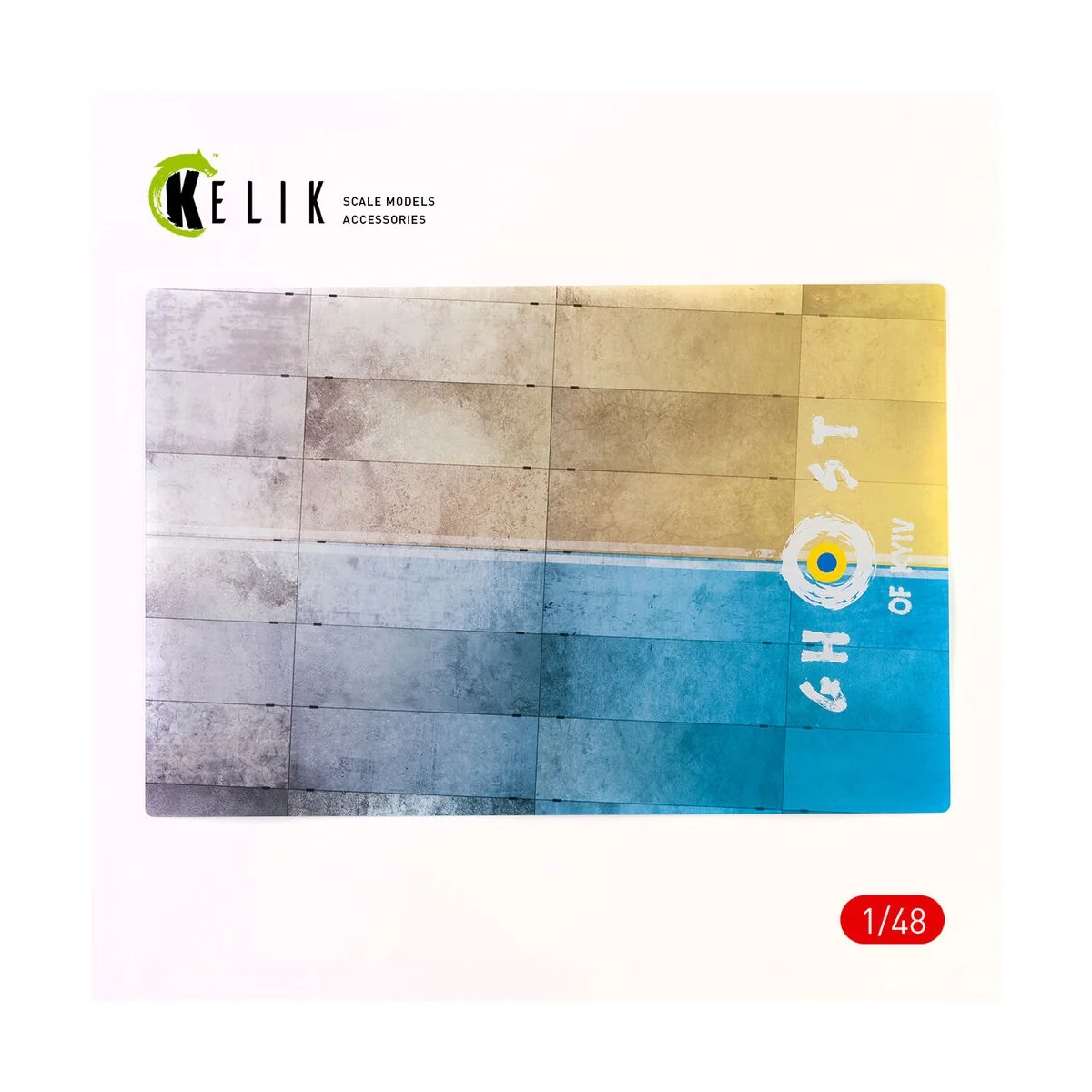 Concrete plates Ghost of Kyiv Base - Acrylic 3 mm (410 x 270 mm) (4... Concrete plates Ghost of Kyiv Base - Acrylic 3 mm (410 x 270 mm) (4...